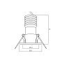 ART-R-056 LED светильник встраиваемый Downlight   -  Встраиваемые светильники 